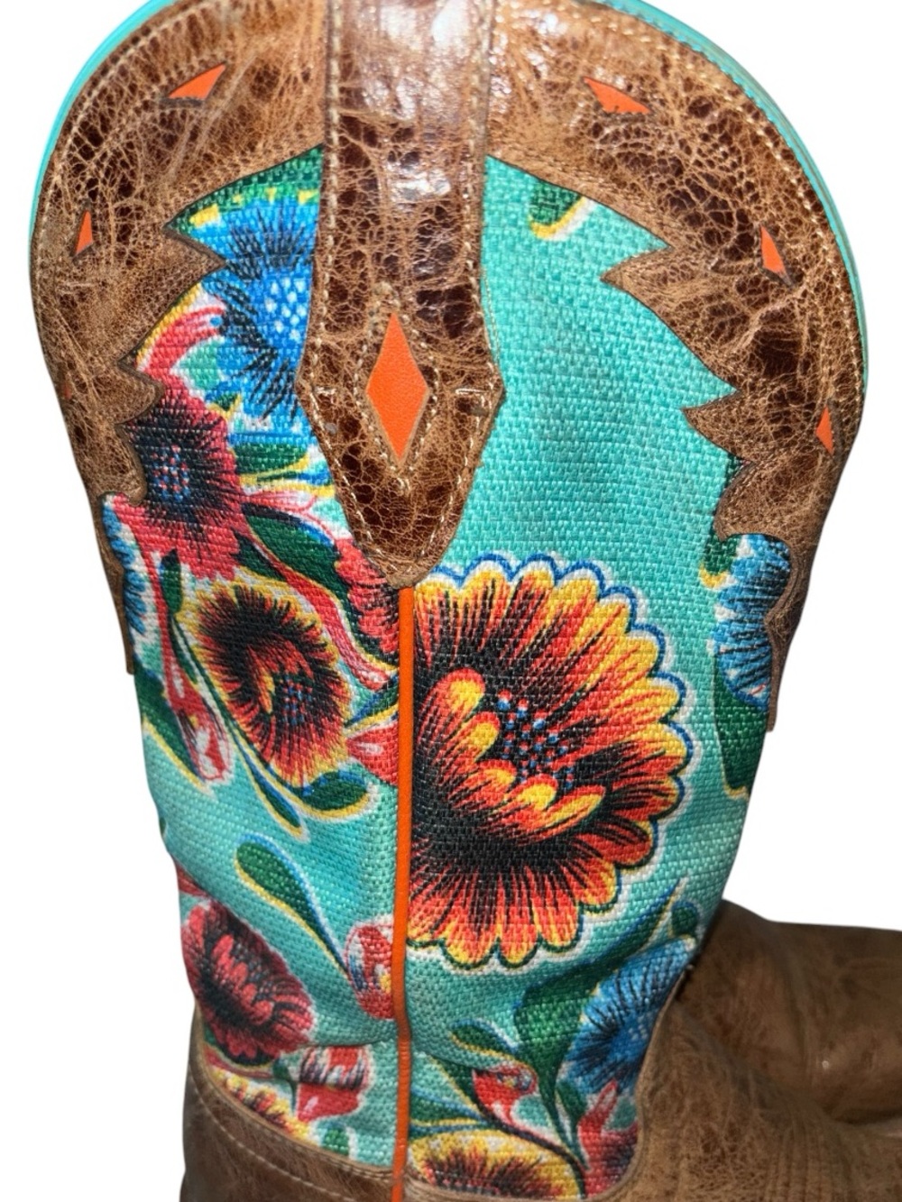 Ariat Circuit Women's Floral Champion Boot Size 8.5 - Picture 6 of 10